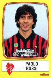 Sticker Paolo Rossi - Calciatori 1985-1986 n. 157 - Panini