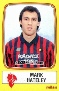 Sticker Mark Hateley - Calciatori 1985-1986 n. 161 - Panini