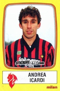 Sticker Andrea Icardi - Calciatori 1985-1986 n. 165 - Panini