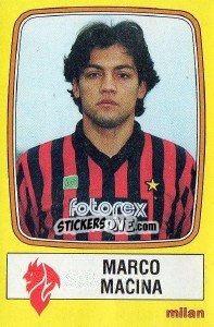 Cromo Marco Macina - Calciatori 1985-1986 - Panini