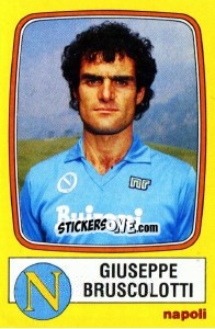Sticker Giuseppe Bruscolotti - Calciatori 1985-1986 n. 170 - Panini