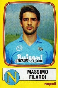 Figurina Massimo Filardi - Calciatori 1985-1986 - Panini
