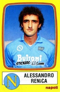 Sticker Alessandro Renica - Calciatori 1985-1986 - Panini