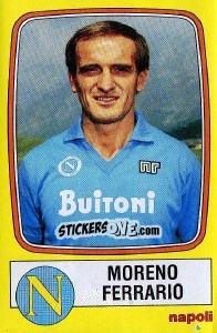 Sticker Moreno Ferrario - Calciatori 1985-1986 - Panini