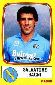 Sticker Salvatore Bagni - Calciatori 1985-1986 n. 174 - Panini