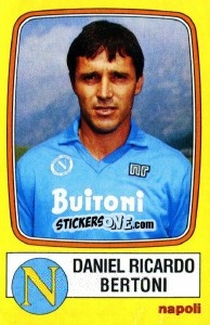 Cromo Daniel Ricardo Bertoni - Calciatori 1985-1986 - Panini