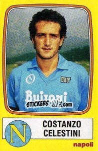 Sticker Costanzo Celestini - Calciatori 1985-1986 - Panini