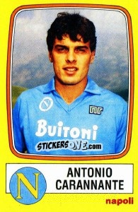 Figurina Antonio Carannante - Calciatori 1985-1986 - Panini