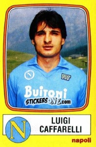 Sticker Luigi Caffarelli - Calciatori 1985-1986 - Panini