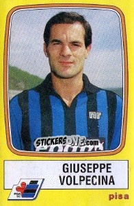 Sticker Giuseppe Volpecina - Calciatori 1985-1986 n. 189 - Panini