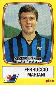 Cromo Ferruccio Mariani - Calciatori 1985-1986 - Panini