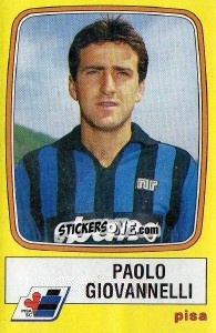 Sticker Paolo Giovannelli - Calciatori 1985-1986 - Panini