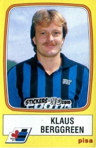 Sticker Klaus Berggreen - Calciatori 1985-1986 - Panini