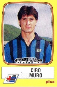 Sticker Ciro Muro - Calciatori 1985-1986 n. 204 - Panini