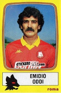 Sticker Emidio Oddi - Calciatori 1985-1986 n. 207 - Panini