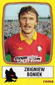 Sticker Zbigniew Boniek - Calciatori 1985-1986 n. 211 - Panini