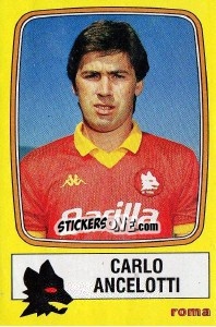 Sticker Carlo Ancelotti - Calciatori 1985-1986 - Panini
