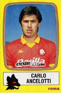 Sticker Carlo Ancelotti - Calciatori 1985-1986 n. 212 - Panini
