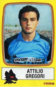 Sticker Attilio Gregori - Calciatori 1985-1986 n. 218 - Panini