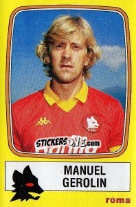 Sticker Manuel Gerolin - Calciatori 1985-1986 n. 219 - Panini
