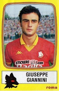 Cromo Giuseppe Giannini - Calciatori 1985-1986 - Panini