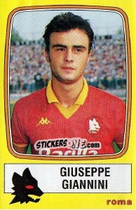 Sticker Giuseppe Giannini - Calciatori 1985-1986 n. 220 - Panini