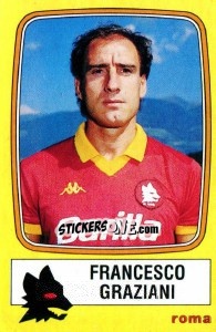 Sticker Francesco Graziani - Calciatori 1985-1986 n. 222 - Panini