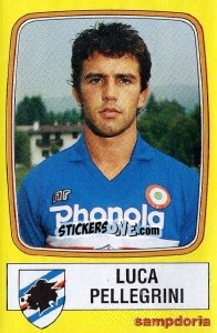 Cromo Luca Pellegrini - Calciatori 1985-1986 - Panini