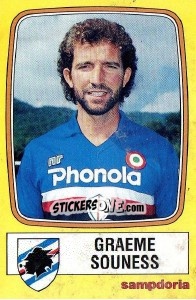 Cromo Graeme Souness - Calciatori 1985-1986 - Panini