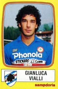 Figurina Gianluca Vialli - Calciatori 1985-1986 - Panini