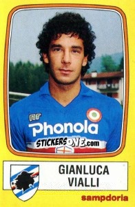Sticker Gianluca Vialli - Calciatori 1985-1986 n. 236 - Panini