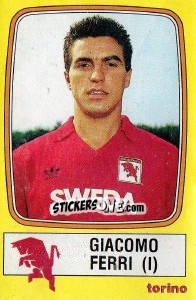 Sticker Giacomo Ferri - Calciatori 1985-1986 - Panini