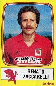 Cromo Renato Zaccarelli - Calciatori 1985-1986 - Panini