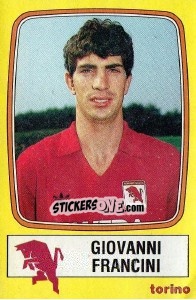 Cromo Giovanni Francini - Calciatori 1985-1986 - Panini