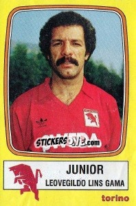 Figurina Junior Leovegildo Lins Gama - Calciatori 1985-1986 - Panini