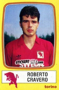 Cromo Roberto Cravero - Calciatori 1985-1986 - Panini