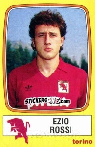 Sticker Ezio Rossi - Calciatori 1985-1986 - Panini