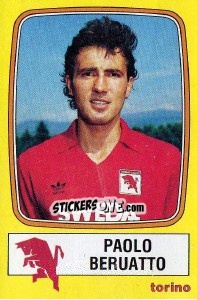 Sticker Paolo Beruatto - Calciatori 1985-1986 - Panini