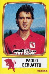 Sticker Paolo Beruatto - Calciatori 1985-1986 n. 258 - Panini