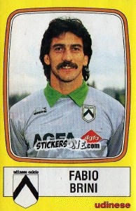 Sticker Fabio Brini - Calciatori 1985-1986 - Panini