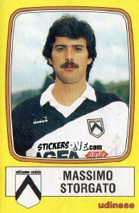 Cromo Massimo Storgato - Calciatori 1985-1986 - Panini