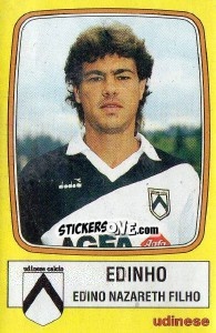 Sticker Edinho Edino Nazareth Filho - Calciatori 1985-1986 - Panini