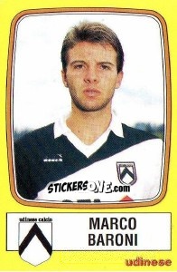 Sticker Marco Baroni - Calciatori 1985-1986 - Panini
