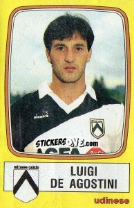 Cromo Luigi De Agostini - Calciatori 1985-1986 - Panini