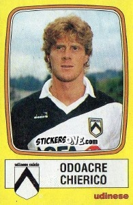 Sticker Odoacre Chierico - Calciatori 1985-1986 - Panini