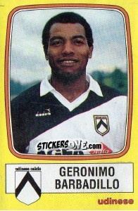 Sticker Geronimo Barbadillo - Calciatori 1985-1986 - Panini