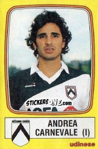Cromo Andrea Carnevale - Calciatori 1985-1986 - Panini