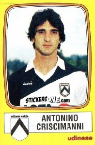 Sticker Antonino Criscimanni - Calciatori 1985-1986 - Panini