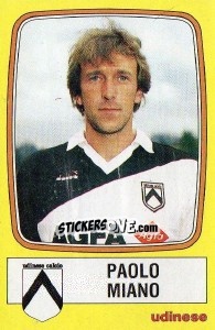 Sticker Paolo Miano - Calciatori 1985-1986 - Panini