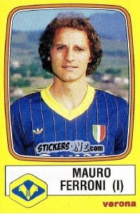 Sticker Mauro Ferroni - Calciatori 1985-1986 n. 281 - Panini